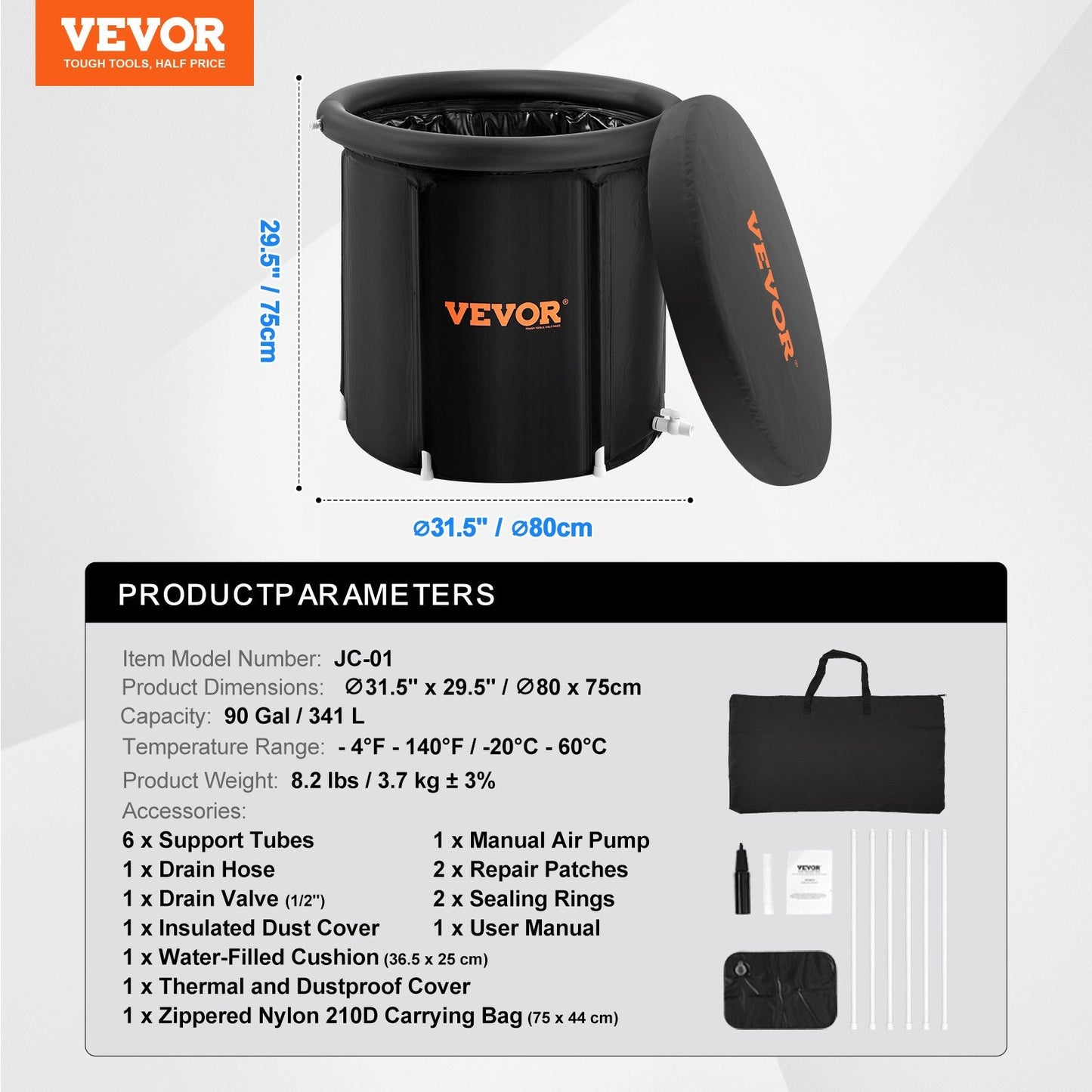 portable ice bath tub For Athletes: Cold Water Therapy Plunge Tub