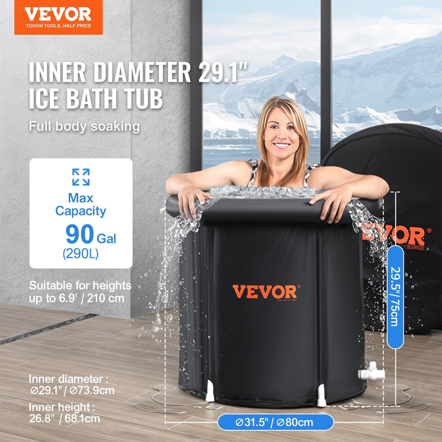 portable ice bath tub For Athletes: Cold Water Therapy Plunge Tub